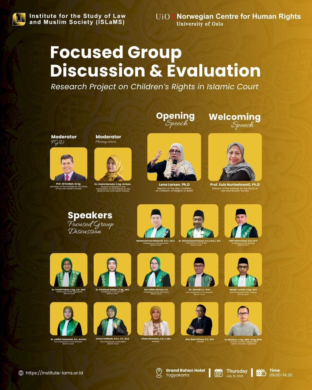 Focused Group Discussion & Evaluation 