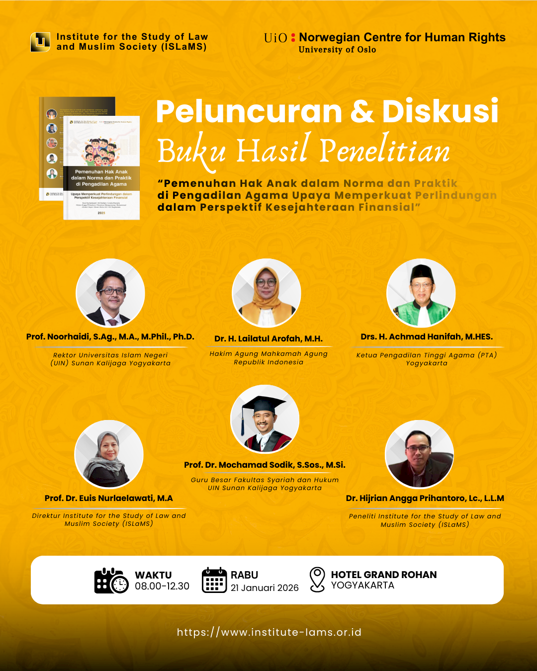 Peluncuran dan Diskusi Buku Hasil Penelitian 2025