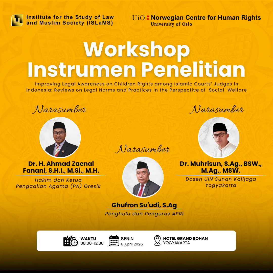 Workshop Instrumen Penelitian Tahun Ketiga (Pemenuhan Hak Anak dalam Perspektif Kesejahteraan Sosial