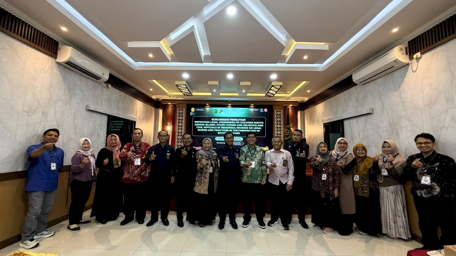 Melanjutkan Penggalian Data Riset Advokasi Hukum, Tim LILA MoRA the AIR Funds 2025 Bedah Praktik Kepengacaraan dan Mediasi di PA Semarang